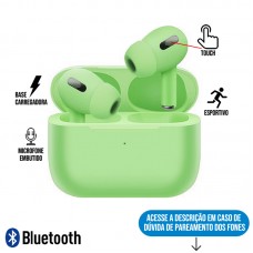 Fone Bluetooth Tom Pastel Inpods 13 - Verde